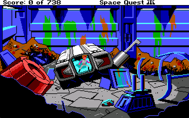 [Sierra_1989] Space Quest 3 The Pirates of Pestulon v1.018 (英文)_遊戲畫面01.png