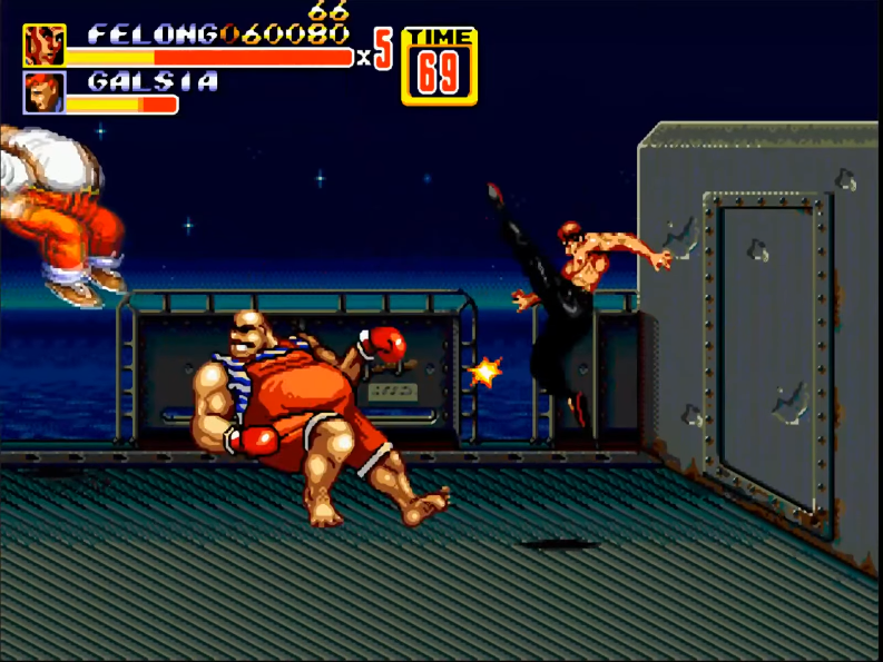 油管游戏站YTGameStation - MD怒之铁拳2春丽百裂脚全屏攻击修改版 sor2 hack [Gdr-3qn.png